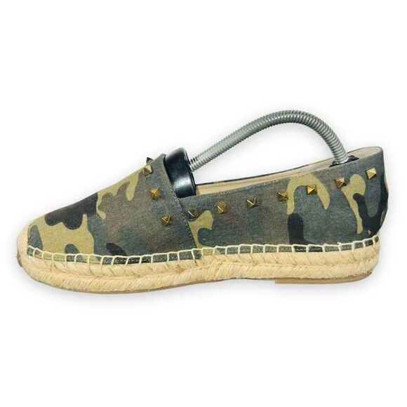 Steven by Steve Madden Erie Platform Espadrille Flats "Camo" Women's 7 - Picture 6 of 11